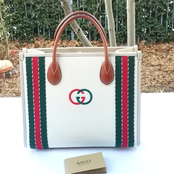 Fabulous Rare statement Auth Gucci Off The Grid  Bucket Tote handbag - Picture 1 of 16